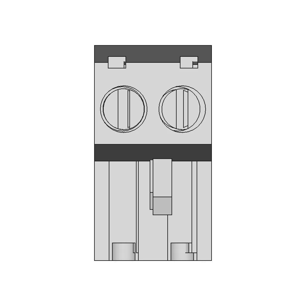 Akl 249 02 Anschlussklemmensystem 2 Pol Rm5 08 | CAD Model for Energy Systems_270_0_degree_snapshot