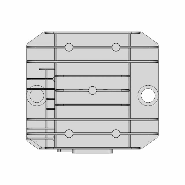 64X57X22Mm Buck Converter Casing 1 | CAD Model for Energy Systems