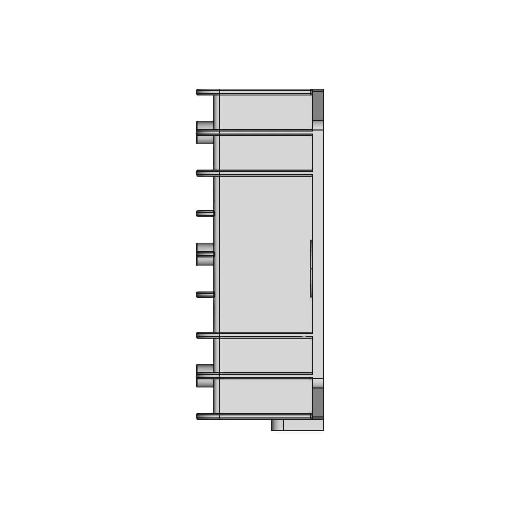 64X57X22Mm Buck Converter Casing 1 | CAD Model for Energy Systems_0_90_degree_snapshot