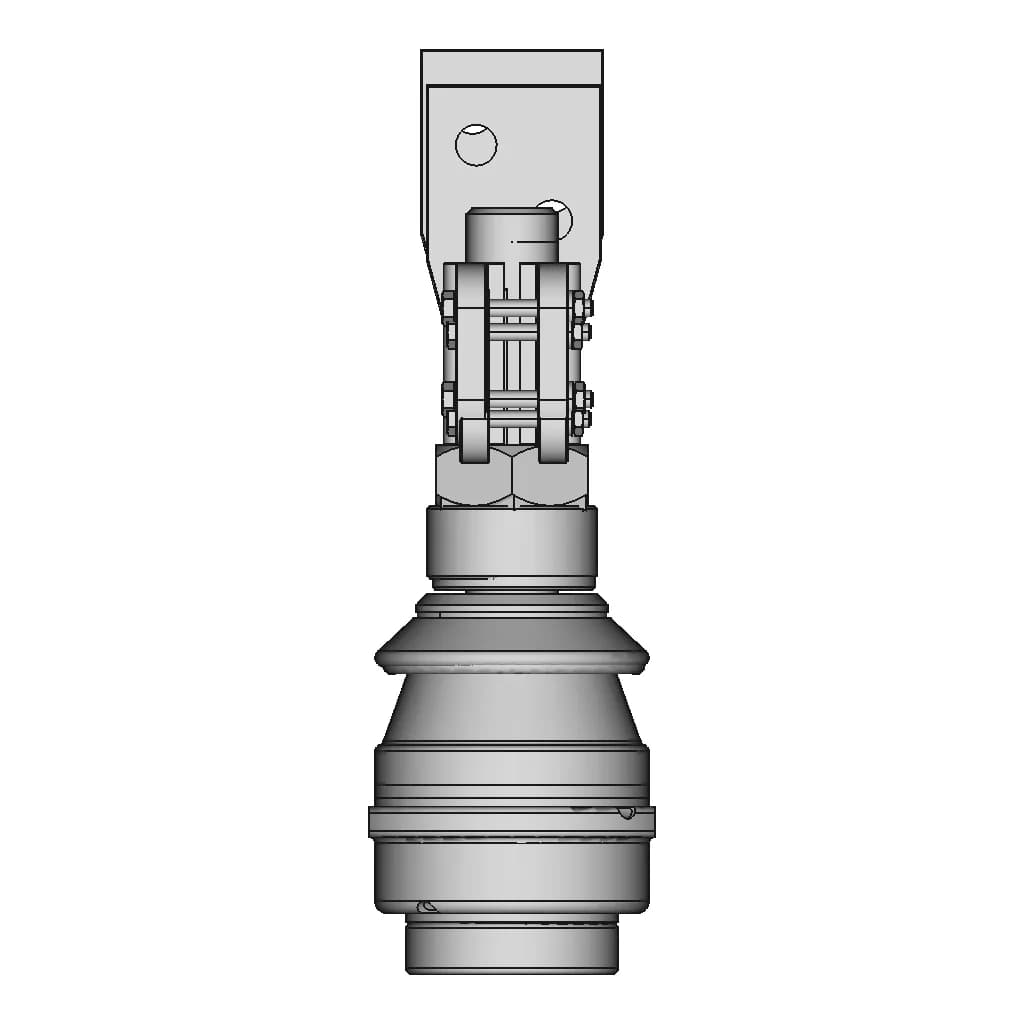 500Kva Gea Transformer Bushing 1 | CAD Model for Energy Systems_0_90_degree_snapshot