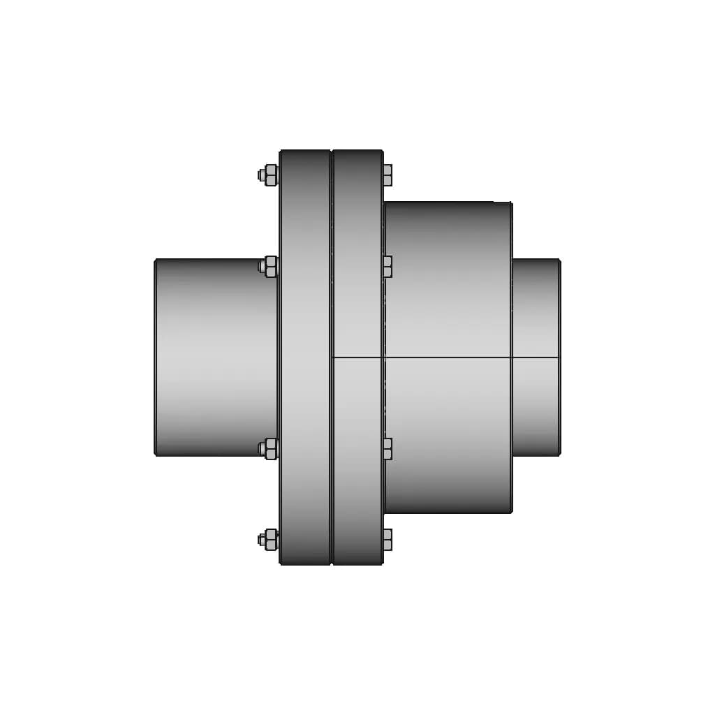 Gear Coupling 2 4000Nm D 65Mm 1 | CAD Model for Energy Systems_270_0_degree_snapshot