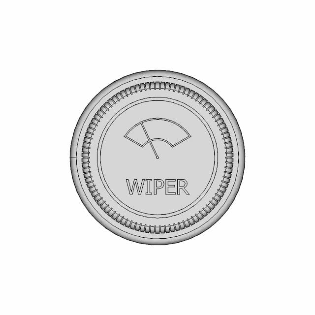 Windshield Wiper Knob Step File 1 | CAD Model for Energy Systems