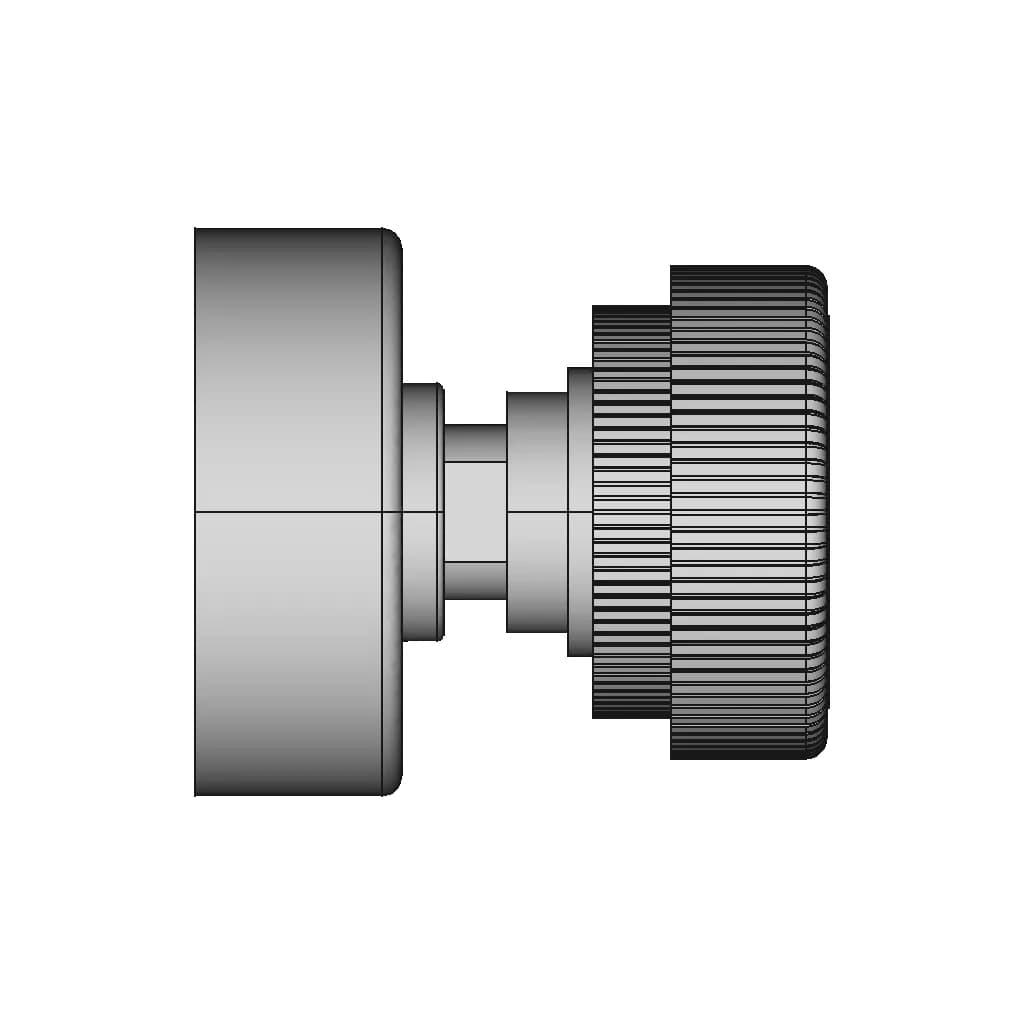 Windshield Wiper Knob Step File 1 | CAD Model for Energy Systems_0_270_degree_snapshot