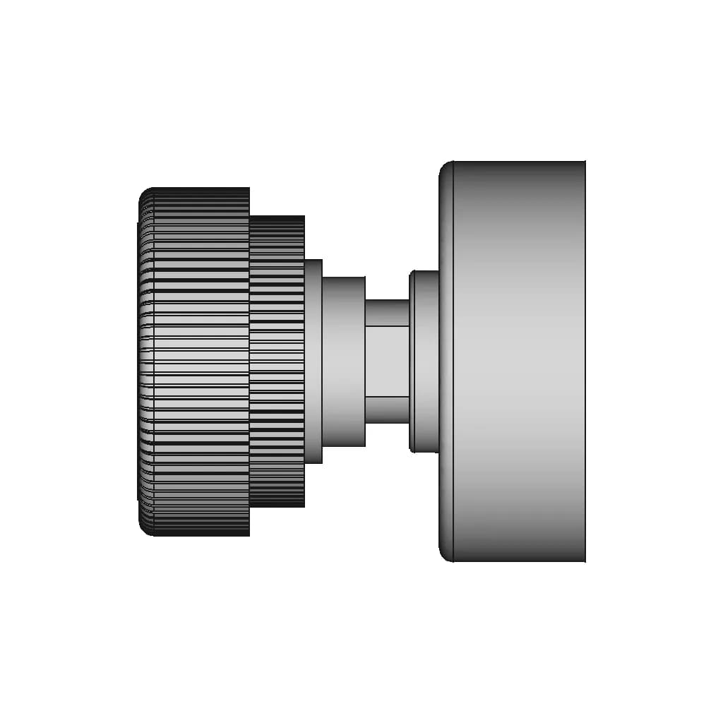 Windshield Wiper Knob Step File 1 | CAD Model for Energy Systems_0_90_degree_snapshot