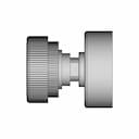 Windshield Wiper Knob Step File 1 | CAD Model for Energy Systems_0_90_degree_snapshot