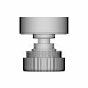 Windshield Wiper Knob Step File 1 | CAD Model for Energy Systems_270_0_degree_snapshot