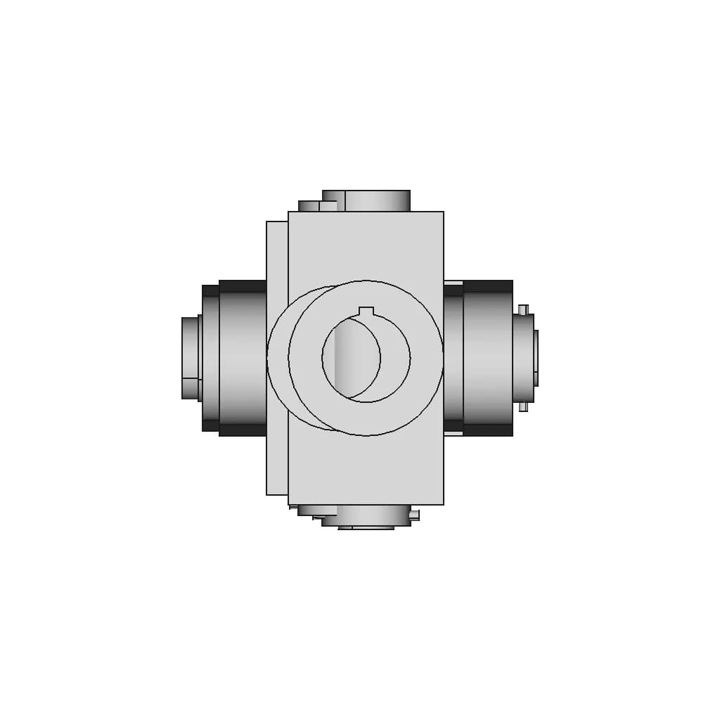 Universal Coupling Assembly 6 | CAD Model for Energy Systems_270_0_degree_snapshot