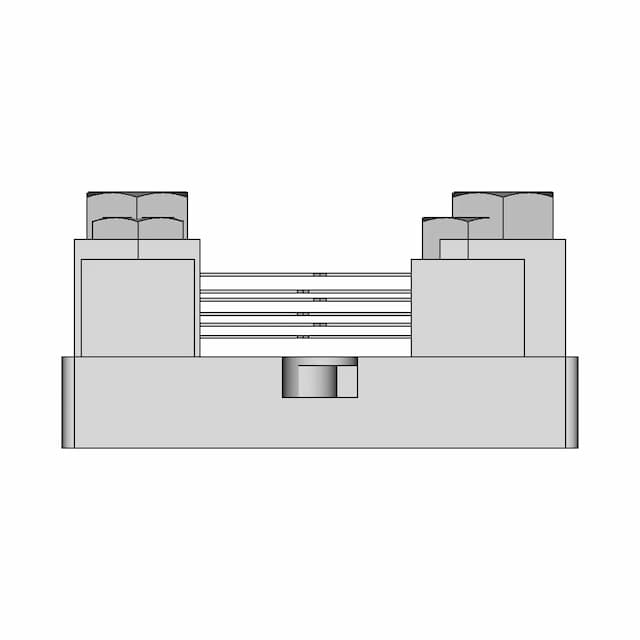 500A 75Mv Shunt Current Sensor 1 | CAD Model for Energy Systems