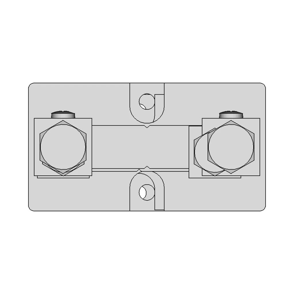 500A 75Mv Shunt Current Sensor 1 | CAD Model for Energy Systems_270_0_degree_snapshot