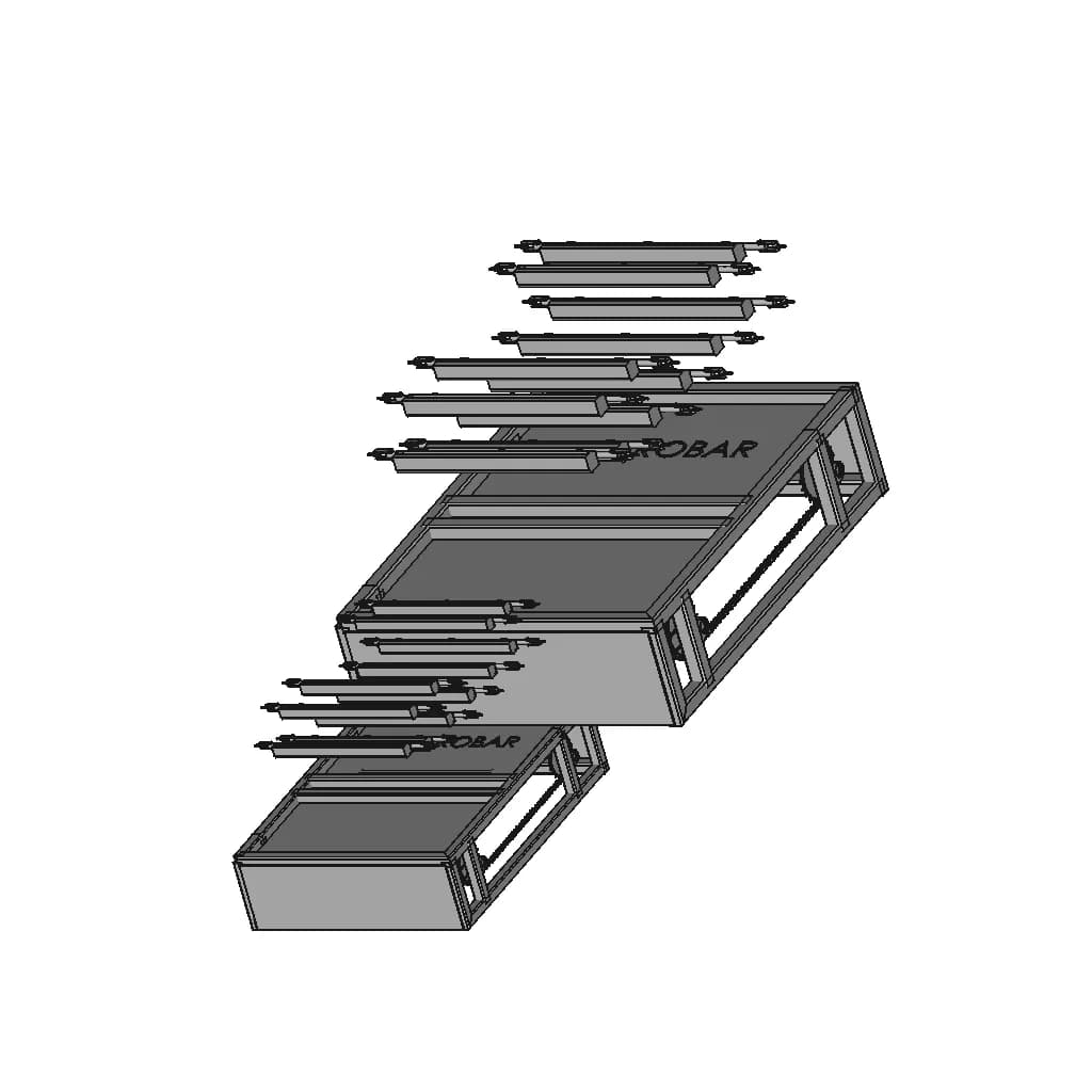 Vertical Carrousel Storage 1 | CAD Model for Energy Systems_60_30_degree_snapshot