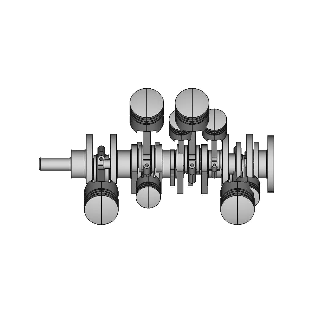 V Engine 25 | CAD Model for Energy Systems_270_0_degree_snapshot