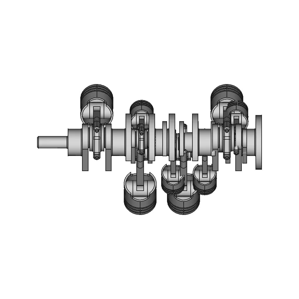 V Engine 25 | CAD Model for Energy Systems_90_0_degree_snapshot