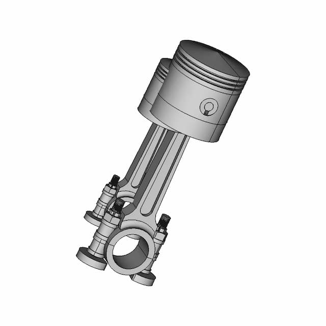 Petrol Engine Connecting Rod 2 | CAD Model for Energy Systems