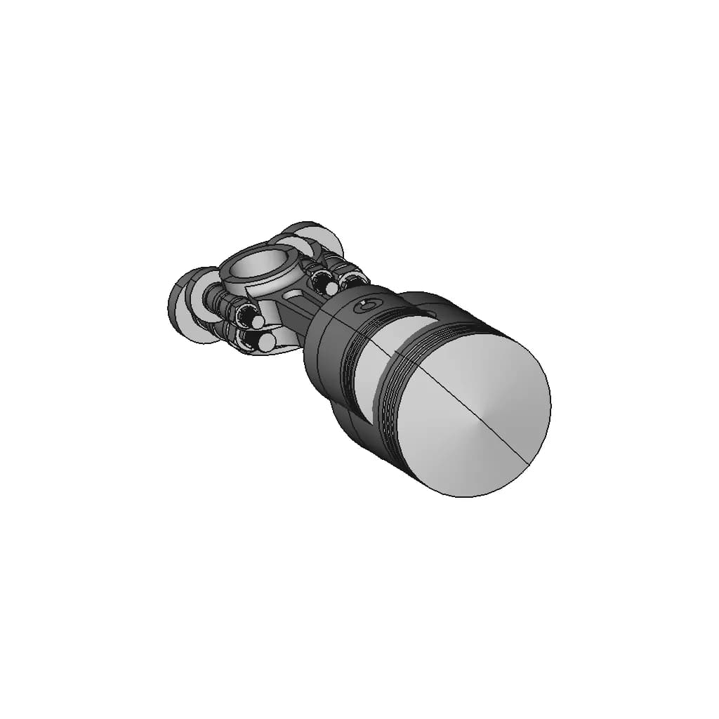 Petrol Engine Connecting Rod 2 | CAD Model for Energy Systems_270_0_degree_snapshot