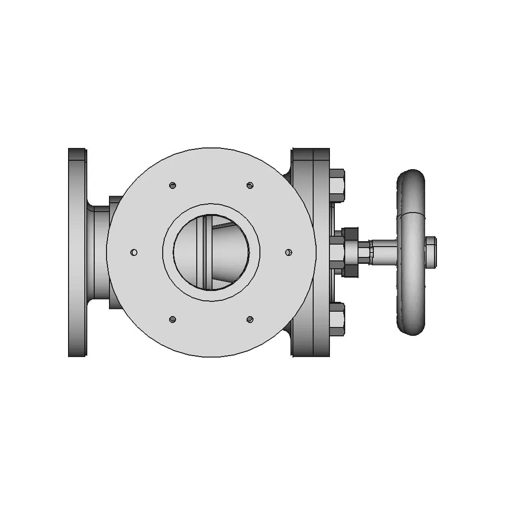 Feed Check Valve 90 | CAD Model for Energy Systems_0_270_degree_snapshot