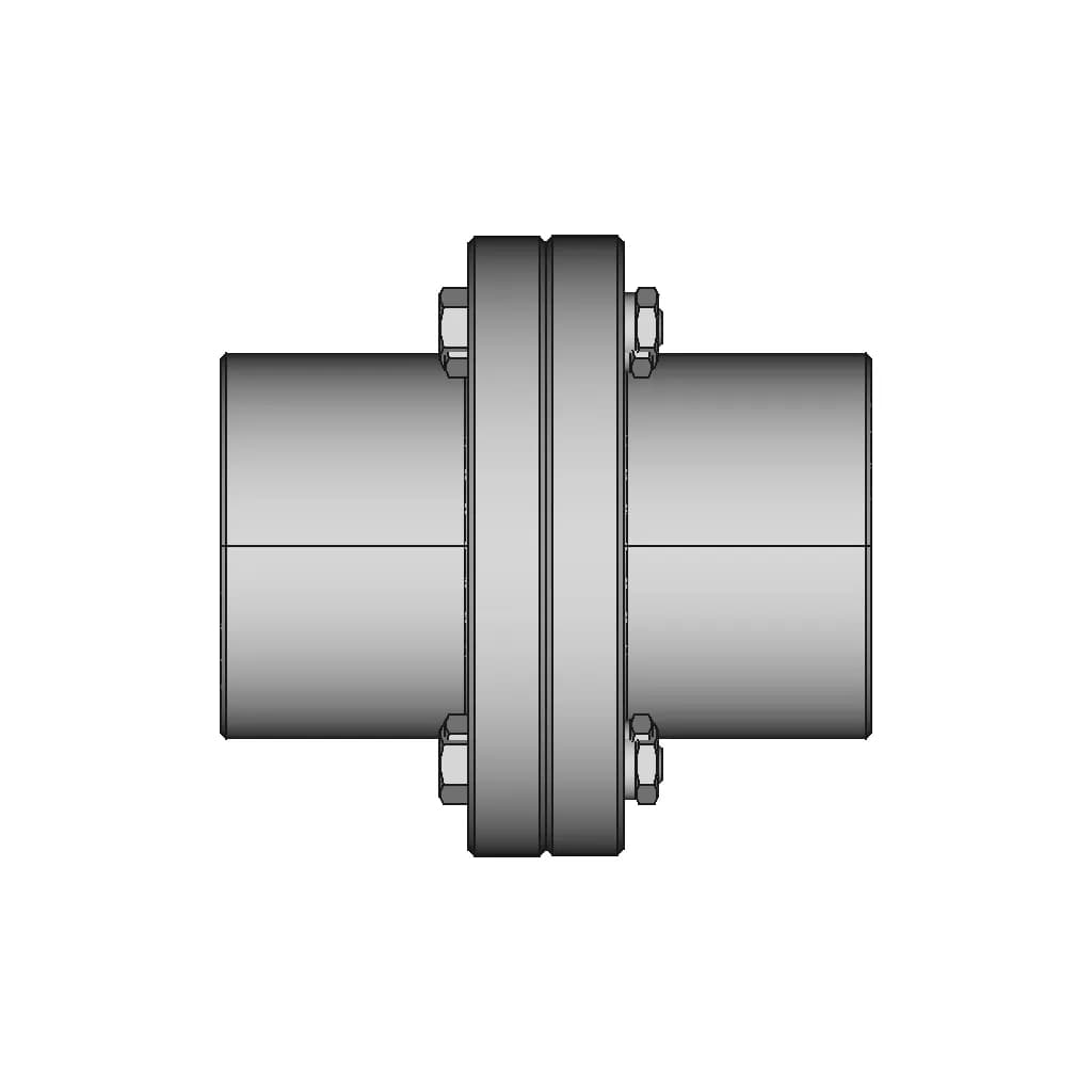 Rigid Flange Coupling 1000Nm D65Mm 1 | CAD Model for Energy Systems_0_0_degree_snapshot