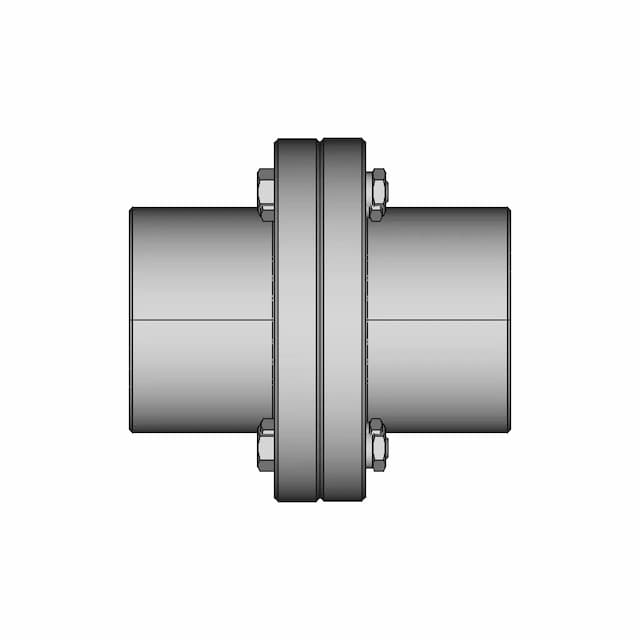 Rigid Flange Coupling 1000Nm D65Mm 1 | CAD Model for Energy Systems