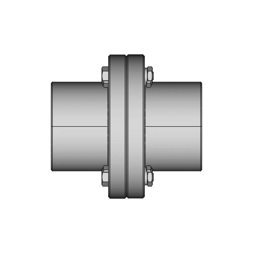 Rigid Flange Coupling 1000Nm D65Mm 1 | CAD Model for Energy Systems