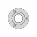 Rigid Flange Coupling 1000Nm D65Mm 1 | CAD Model for Energy Systems_0_90_degree_snapshot