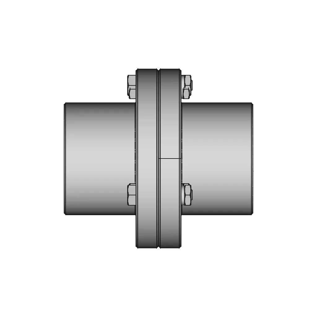 Rigid Flange Coupling 1000Nm D65Mm 1 | CAD Model for Energy Systems_270_0_degree_snapshot