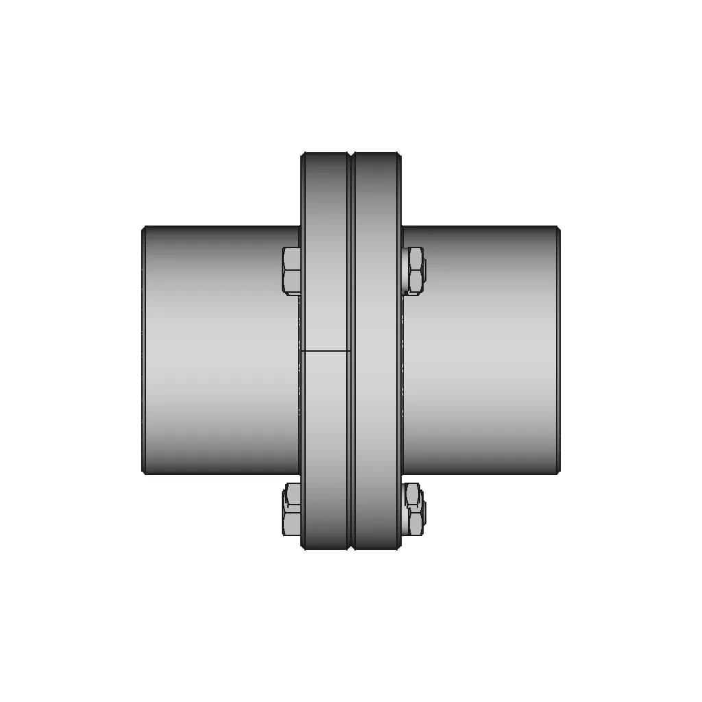 Rigid Flange Coupling 1000Nm D65Mm 1 | CAD Model for Energy Systems_90_0_degree_snapshot