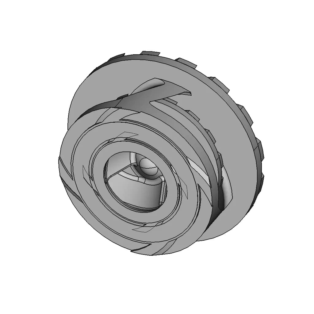 High Chrome Impeller 1 | CAD Model for Energy Systems_60_30_degree_snapshot