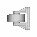 Shaky Castor Wheel 1 | Industrial CAD Design_0_90_degree_snapshot
