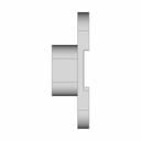 Elliptical Boss Mounting Plate 1 | Industrial CAD Design_0_90_degree_snapshot