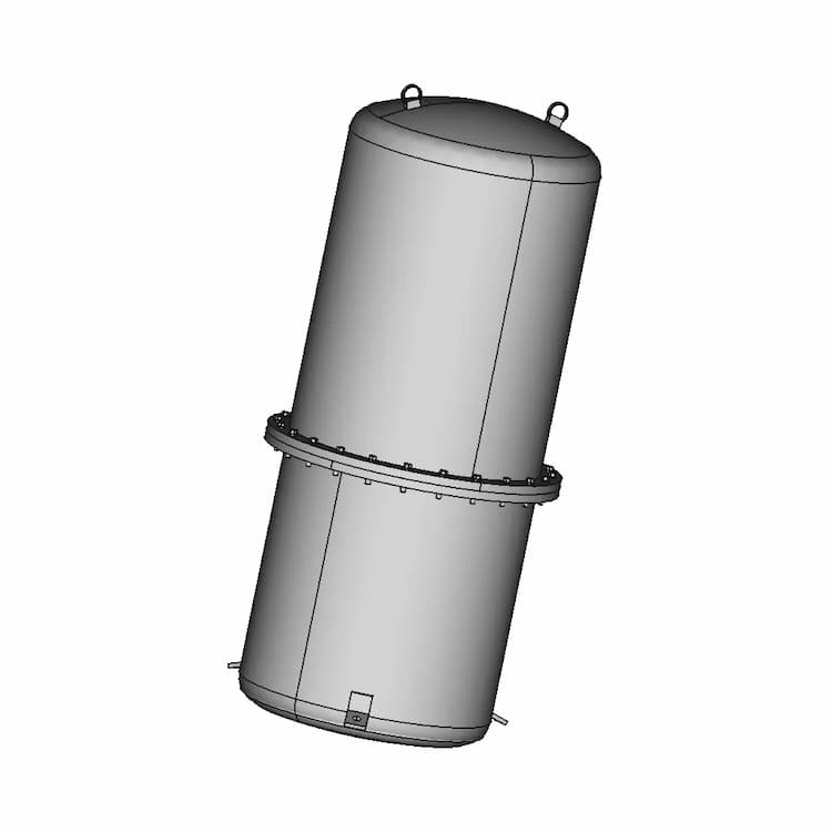 Vacuum Chamber Solidworks Model 1 | Industrial CAD Design