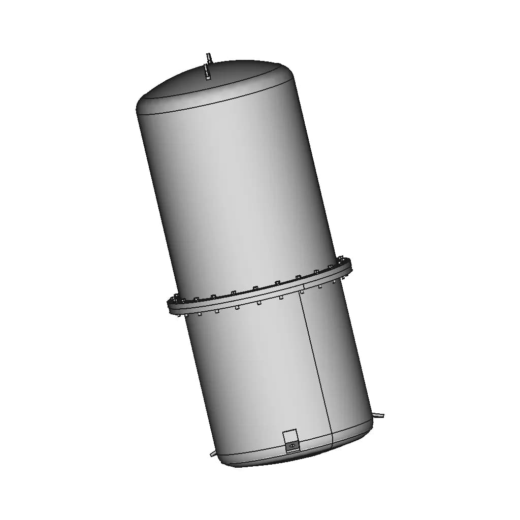 Vacuum Chamber Solidworks Model 1 | Industrial CAD Design_0_270_degree_snapshot