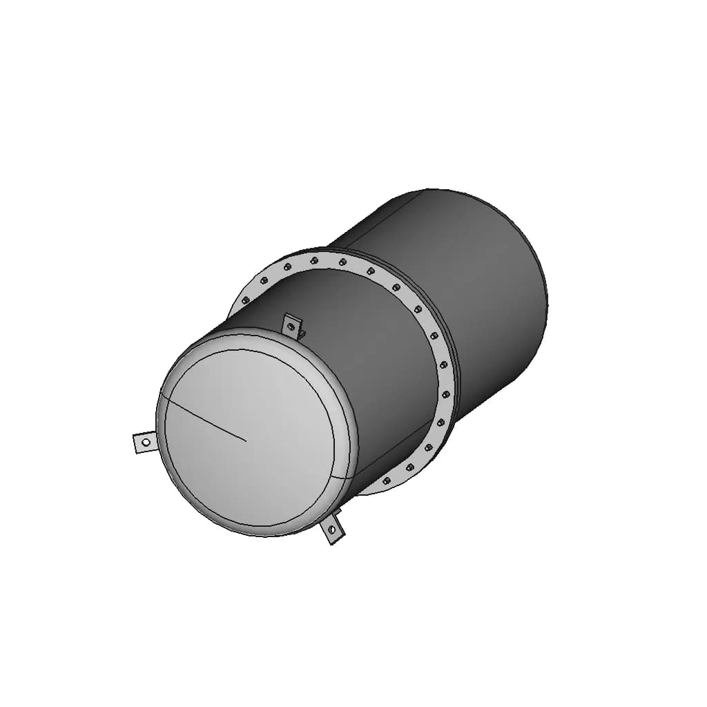 Vacuum Chamber Solidworks Model 1 | Industrial CAD Design_60_30_degree_snapshot
