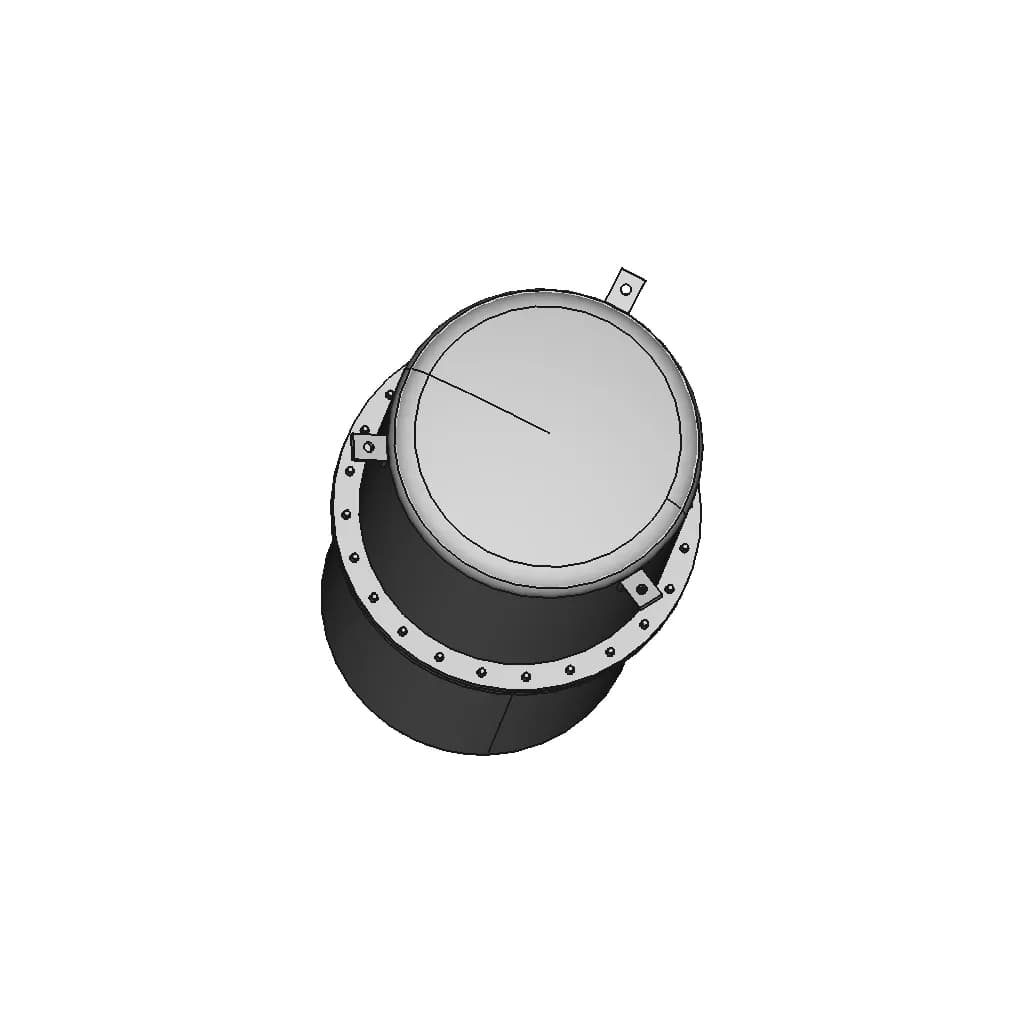 Vacuum Chamber Solidworks Model 1 | Industrial CAD Design_90_0_degree_snapshot