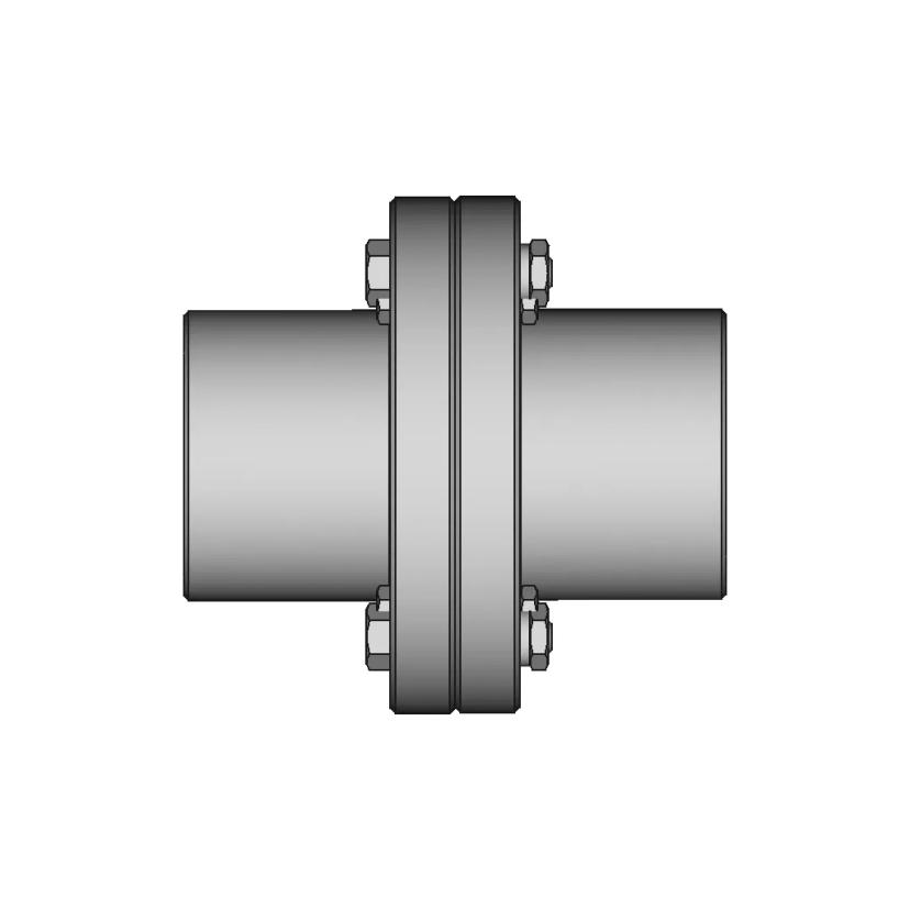 Rigid Flange Coupling 1000Nm D60Mm 1 | CAD Model for Energy Systems