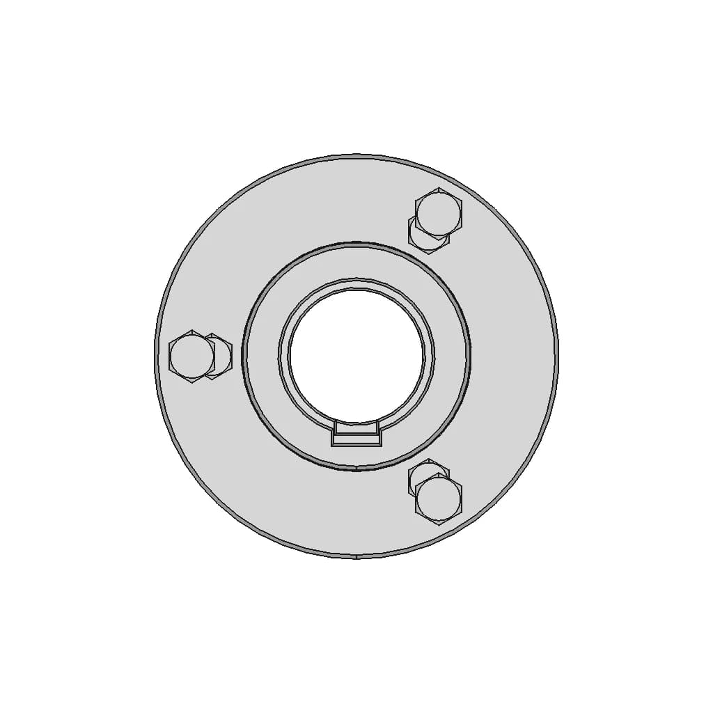 Rigid Flange Coupling 1000Nm D60Mm 1 | CAD Model for Energy Systems_0_270_degree_snapshot