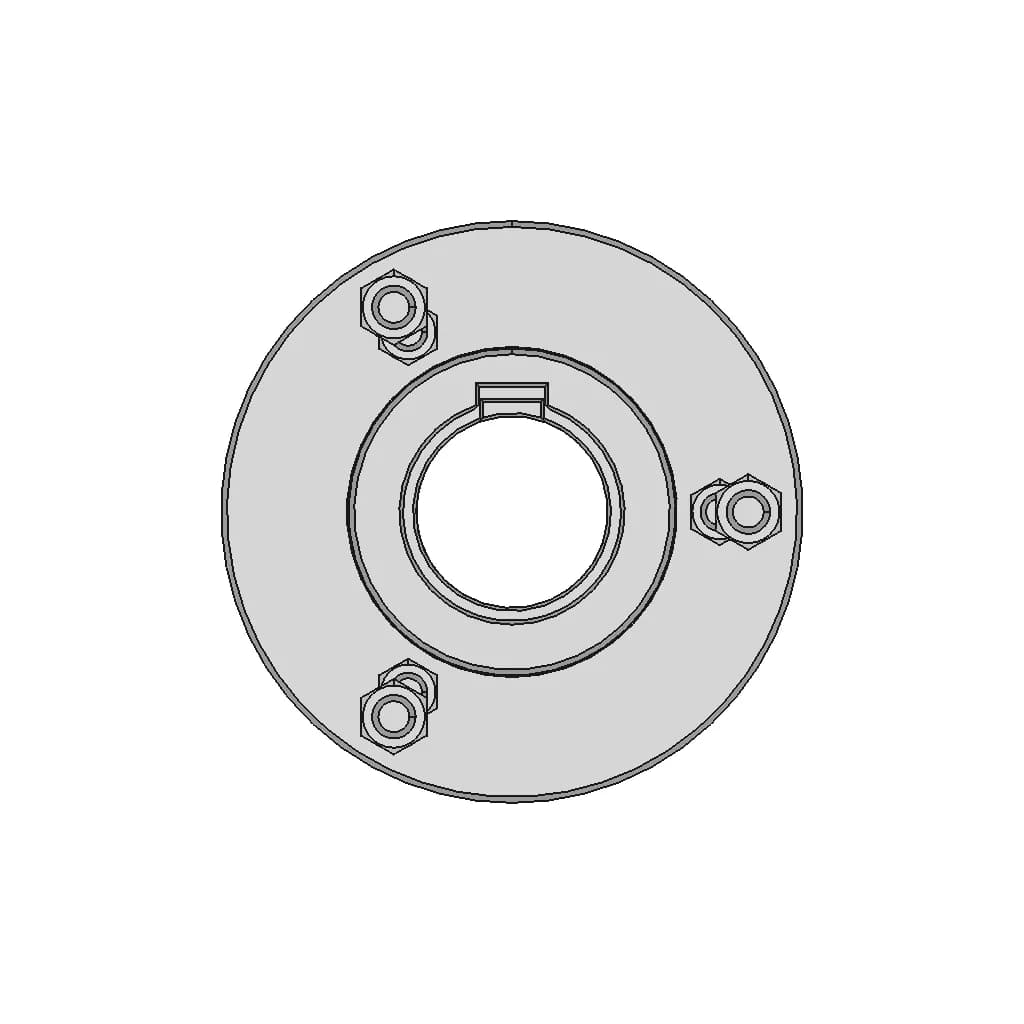 Rigid Flange Coupling 1000Nm D60Mm 1 | CAD Model for Energy Systems_0_90_degree_snapshot