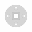Circular Flange With Square Central Opening And Bolt | Industrial CAD Design_0_0_degree_snapshot