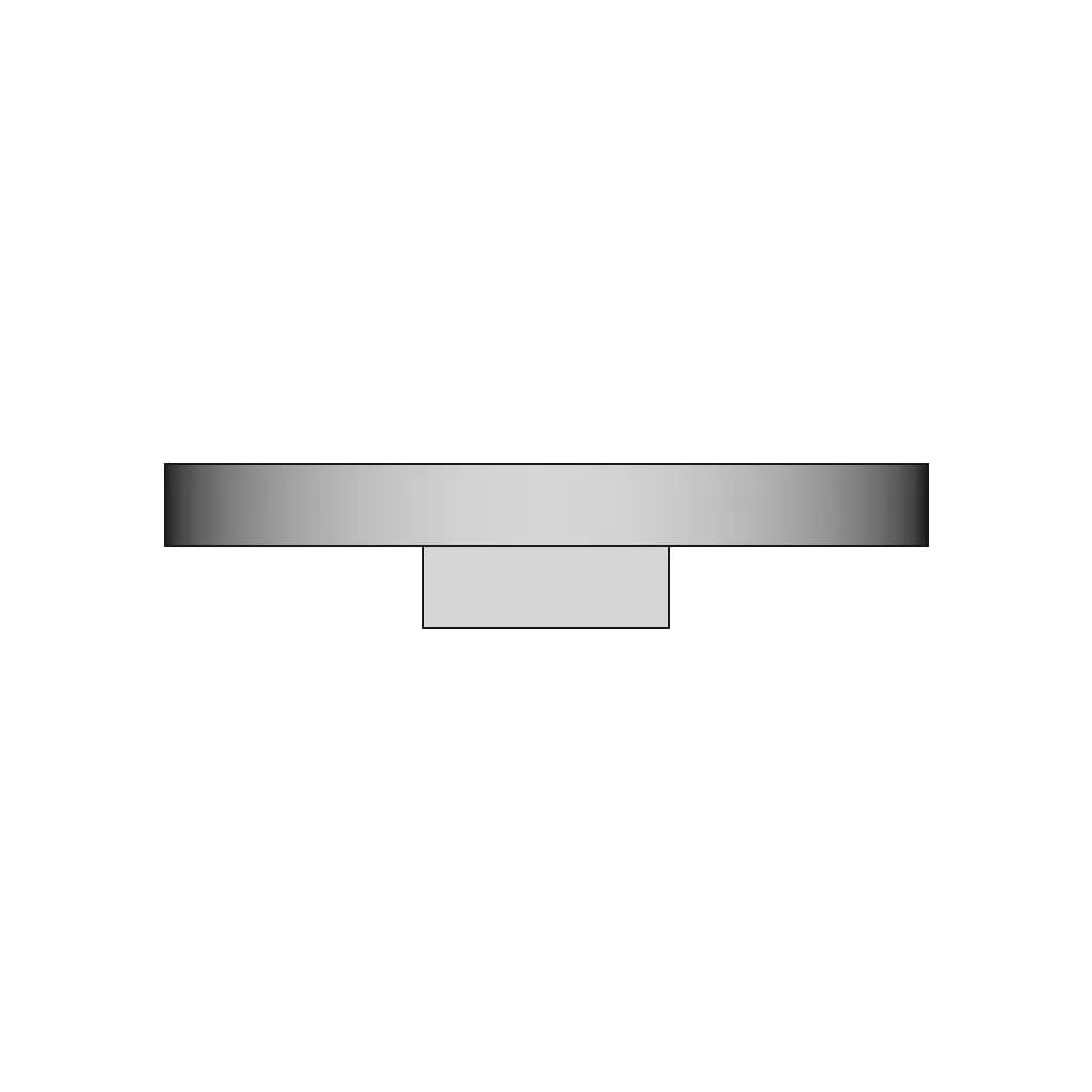 Circular Flange With Square Central Opening And Bolt | Industrial CAD Design_270_0_degree_snapshot