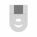 V Support Bracket With Rounded Base And Mounting | Industrial CAD Design_0_0_degree_snapshot