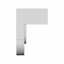 V Support Bracket With Rounded Base And Mounting | Industrial CAD Design_0_270_degree_snapshot