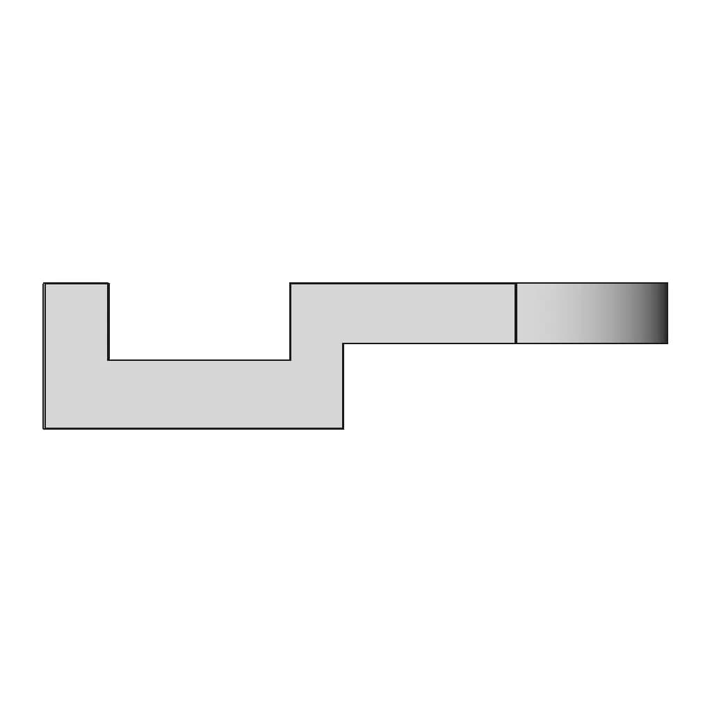 Dual Hole Connector With Step Cutout And Rounded | Industrial CAD Design_270_0_degree_snapshot