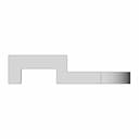 Dual Hole Connector With Step Cutout And Rounded | Industrial CAD Design_90_0_degree_snapshot