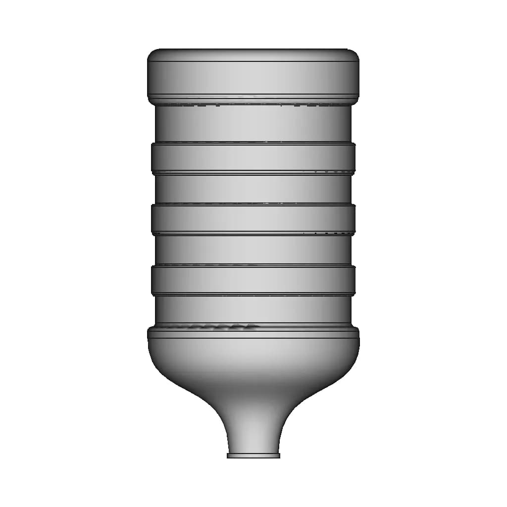Water Refill Gallon 1 | Industrial CAD Design_90_0_degree_snapshot