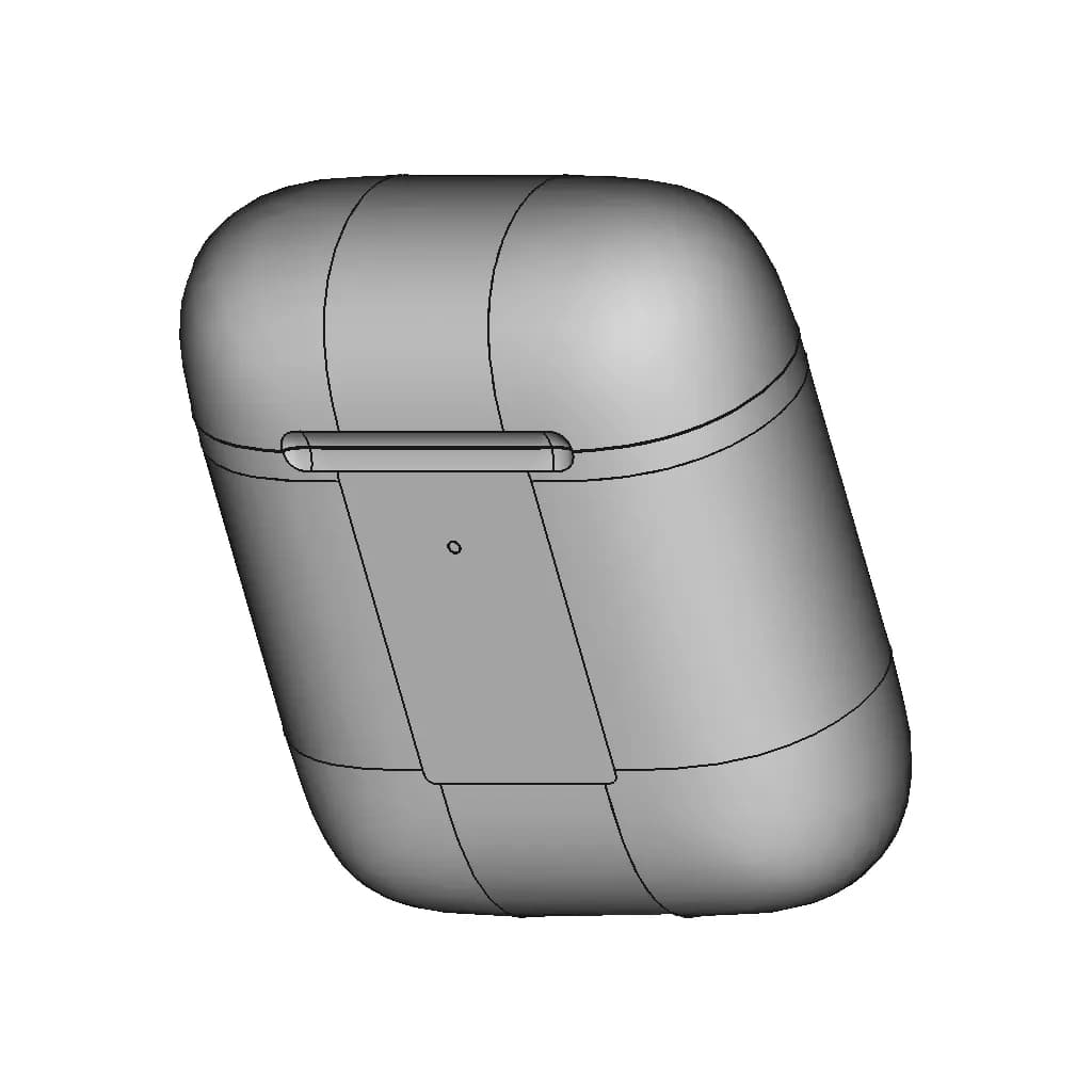 Apple Airpods 18 | Industrial CAD Design_60_30_degree_snapshot