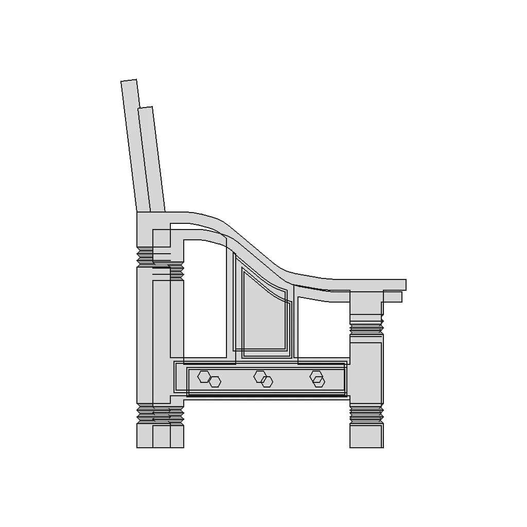 Living Room Chair 3 | Industrial CAD Design_0_270_degree_snapshot