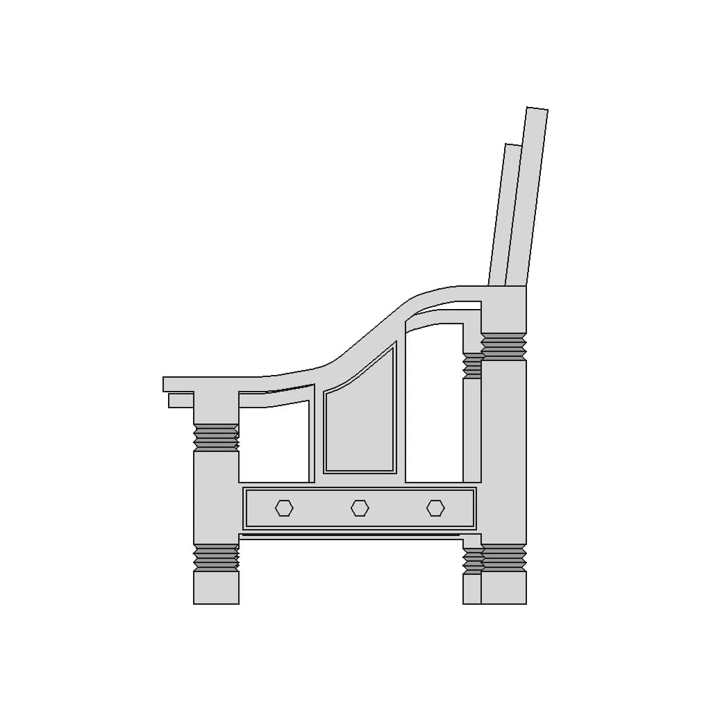Living Room Chair 3 | Industrial CAD Design_0_90_degree_snapshot