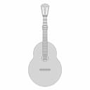 Guitar 68 | Industrial CAD Design_270_0_degree_snapshot
