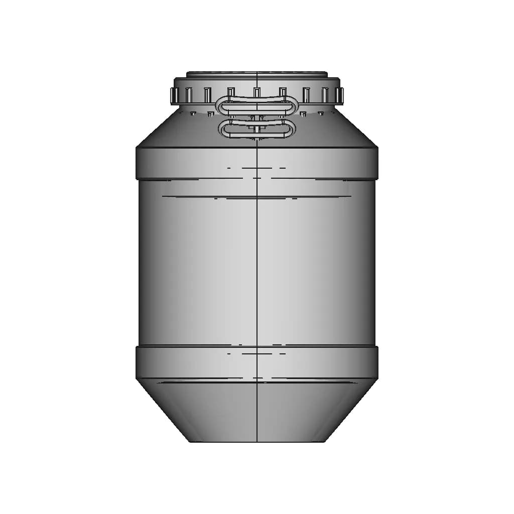 50 Liter Barrel Tonel 50 Litros Bombona 1 | Industrial CAD Design_0_270_degree_snapshot