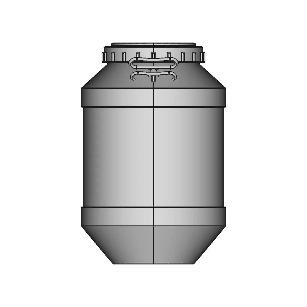 50 Liter Barrel Tonel 50 Litros Bombona 1 | Industrial CAD Design_0_90_degree_snapshot
