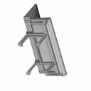 Outdoor Steel Chair 1 | Industrial CAD Design_60_30_degree_snapshot