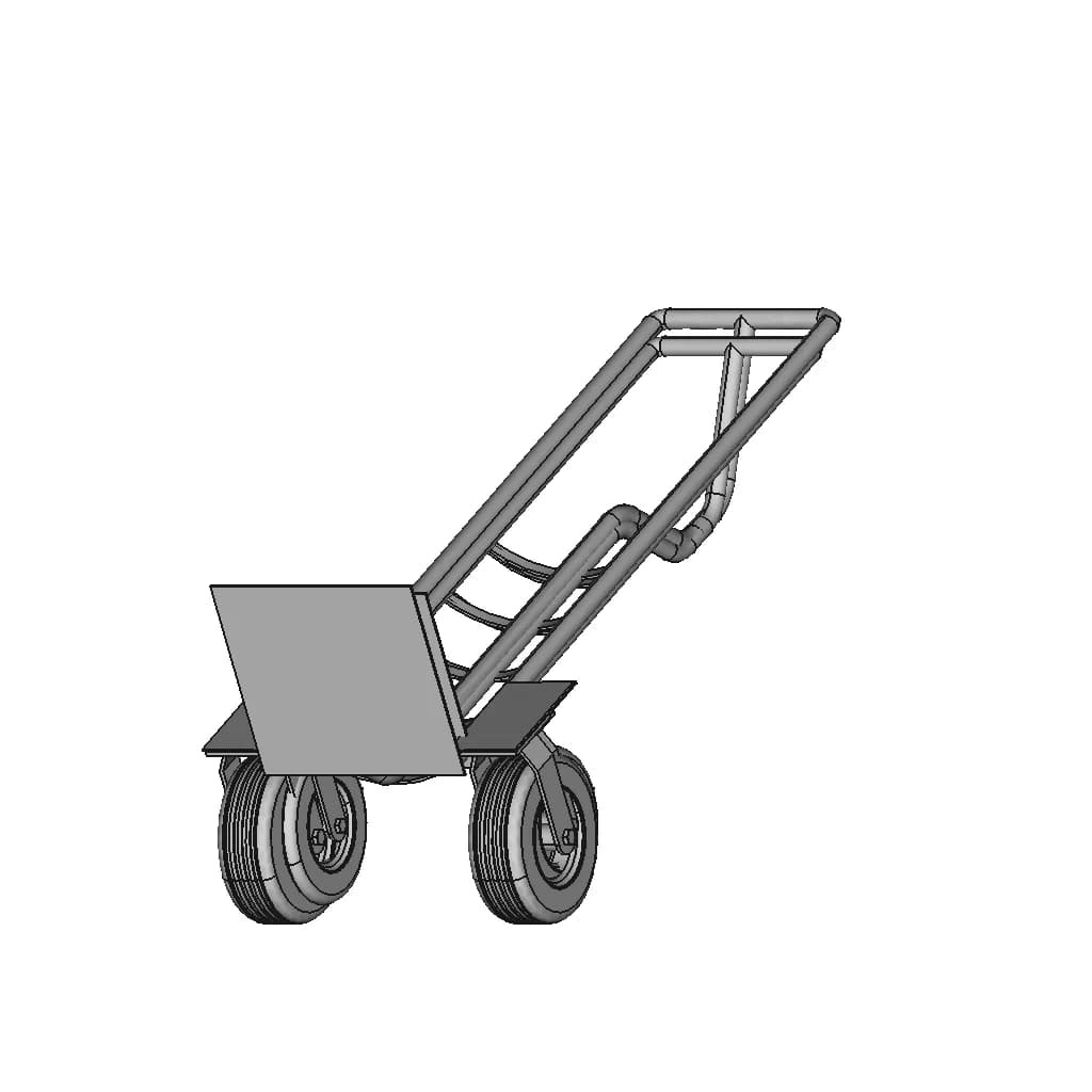Two Wheel Hand Truck 1 | Industrial CAD Design_60_30_degree_snapshot